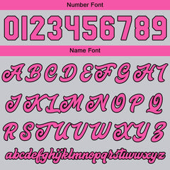 Benutzerdefinierte Verlauf Varsity-Jacke. Letterman-Jacke Pink