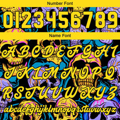 Benutzerdefinierte Gelb Blau Varsity-Jacke. Letterman-Jacke für Männer, Frauen und Jugendliche