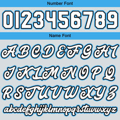 Maßgeschneiderte Hellgrau Blau Letterman Varsity Jacket Individuelle Stickerei Druck nach Ihrem Wunsch