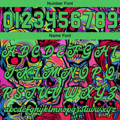 Benutzerdefinierte Rot Grün Varsity-Jacke. Letterman-Jacke für Männer, Frauen und Jugendliche