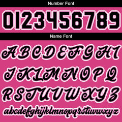 Maßgeschneiderte Rosa Weiß Letterman Varsity Jacket Individuelle Stickerei Druck nach Ihrem Wunsch