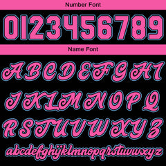 Benutzerdefinierte Verlauf Varsity-Jacke. Letterman-Jacke Dunkelgrün Schwarz Hellblau Rosa