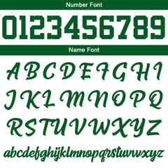 Benutzerdefinierter Grün Weiß Hoodie für Mann, Frau, Mädchen, Junge. Drucken Sie Ihr Logo, Ihren Namen und Ihre Nummer