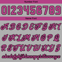 Benutzerdefinierte Rosa Varsity-Jacke. Letterman-Jacke für Männer, Frauen und Jugendliche