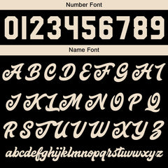 Benutzerdefinierte Verlauf Varsity-Jacke. Letterman-Jacke Schwarz Creme