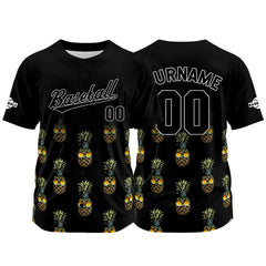 Benutzerdefiniert Schwarz Baseball Uniformen Drucken für Jungs Mädchen und Kinder Machen Ihr Team Mehr Vielfältig