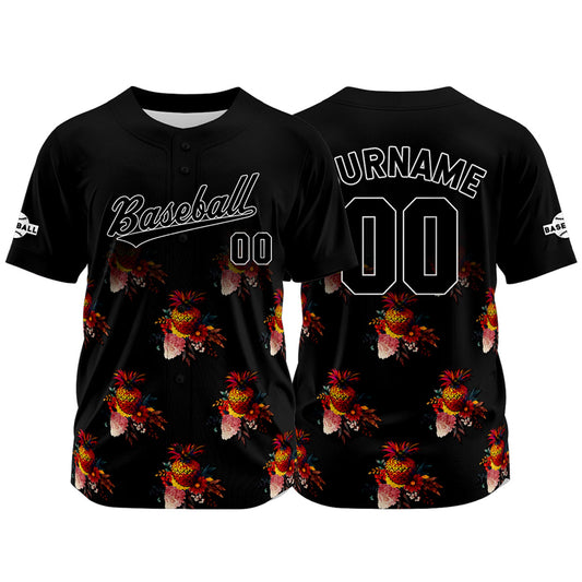 Benutzerdefiniert Schwarz Baseball Uniformen Drucken für Jungs Mädchen und Kinder Machen Ihr Team Mehr Vielfältig