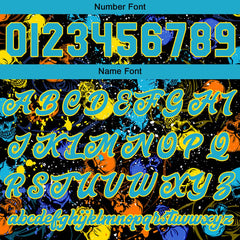 Benutzerdefinierte Blau Gelb Varsity-Jacke. Letterman-Jacke für Männer, Frauen und Jugendliche