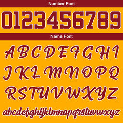 Benutzerdefinierte Varsity-Jacke. Letterman-Jacke für Männer, Frauen und Jugendliche Orange Rot