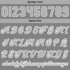 Benutzerdefinierte Grau Varsity-Jacke. Letterman-Jacke für Männer, Frauen und Jugendliche