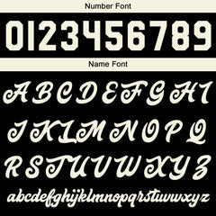 Maßgeschneiderte Schwarz Creme Weiß Letterman Varsity Jacket Individuelle Stickerei Druck nach Ihrem Wunsch