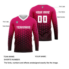 Kundenspezifisches Weiß Rose Basketball Fußball Schießen langes T-Shirt für Erwachsene und Kinder