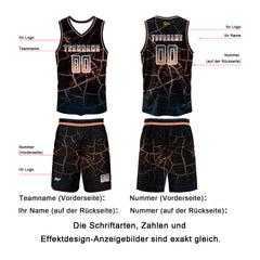 Benutzerdefinierter Fleisch Basketball Jersey Uniform Anzug gedruckt Ihr Logo Name Nummer