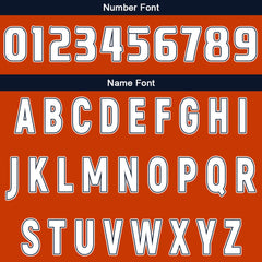 Benutzerdefinierte Orange Marine Reversible Basketball Jersey Personalisierte Drucken Name Nummer Logo
