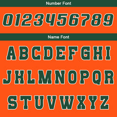 Benutzerdefinierte Orange Grün Reversible Basketball Jersey Personalisierte Drucken Name Nummer Logo