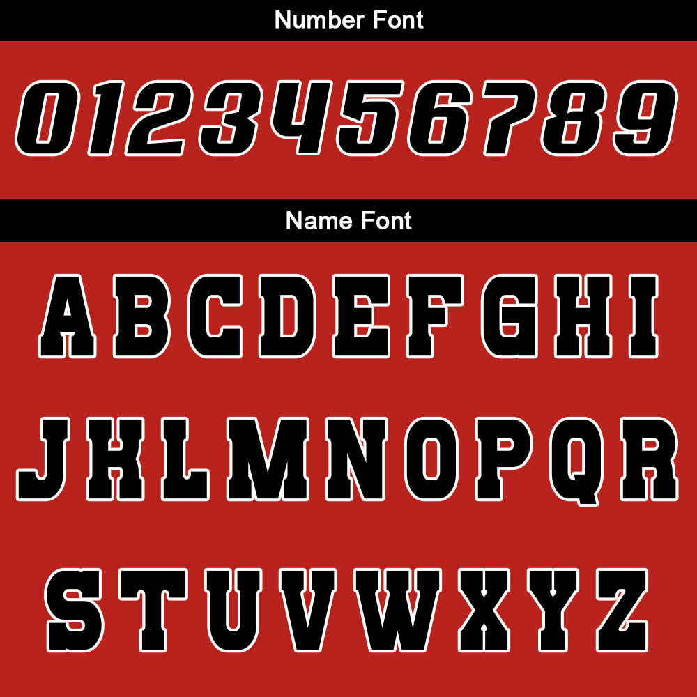 Benutzerdefinierte Rot Schwarz Reversible Basketball Jersey Personalisierte Drucken Name Nummer Logo