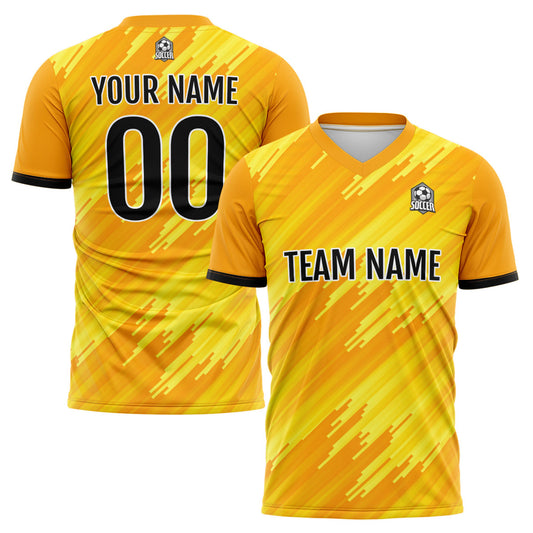 Benutzerdefinierte Orange Fußball Trikots für Männer Frauen Personalisierte Fußball Uniformen für Erwachsene und Kind