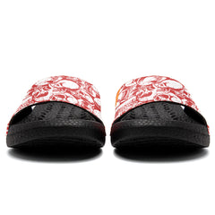 Kundenspezifische Basketball Hausschuhe mit zusätzlichen Mustern, Name Nummer Logo