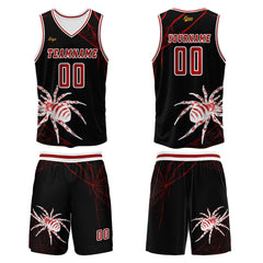Benutzerdefinierter Rot Basketball Jersey Uniform Anzug gedruckt Ihr Logo Name Nummer