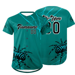 Benutzerdefiniert Grün Schwarz Personalisierter Baseball Jersey mit Farbverlauf Team Uniform mit Namen und Nummer
