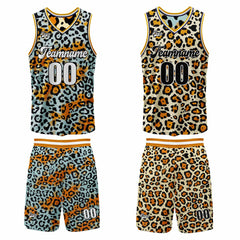 Benutzerdefinierte Eisberg Blau Gelb Reversible Basketball Jersey Personalisierte Print Name Nummer Logo