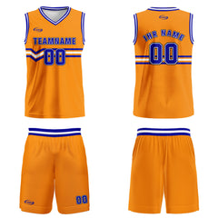 Benutzerdefinierter Orange Lila Weiß Basketball Jersey Uniform Anzug gedruckt Ihr Logo Name Nummer