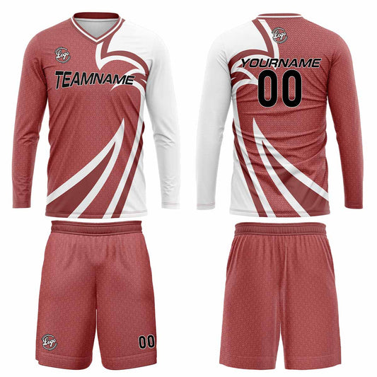 Kundenspezifisches Fleischpulver Basketball Fußball Schießen langes T-Shirt für Erwachsene und Kinder