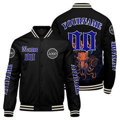 Maßgeschneiderte Königliche Letterman Varsity Jacket Individuelle Stickerei Druck nach Ihrem Wunsch