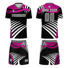 Benutzerdefinierte Lila Grau Trikots für Männer Frauen Personalisierte Fußball Uniformen für Erwachsene und Kind