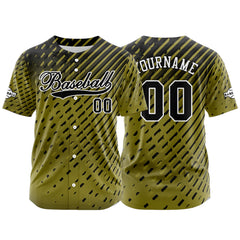 Benutzerdefiniert Grün Schwarz Baseball Uniformen Drucken für Jungs Mädchen und Kinder Machen Ihr Team Mehr Vielfältig