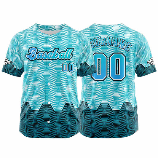 Benutzerdefiniert Blau Baseball Uniformen Drucken für Jungs Mädchen und Kinder Machen Ihr Team Mehr Vielfältig