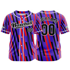 Benutzerdefiniert Lila Baseball Uniformen Drucken für Jungs Mädchen und Kinder Machen Ihr Team Mehr Vielfältig