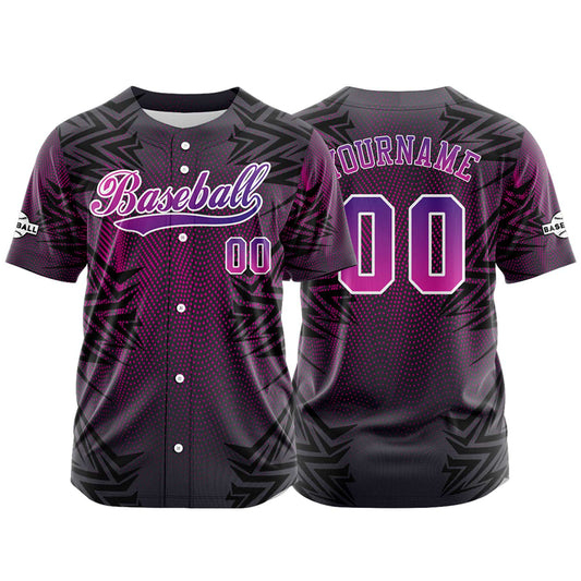 Benutzerdefiniert Schwarz Rosa Baseball Uniformen Drucken für Jungs Mädchen und Kinder Machen Ihr Team Mehr Vielfältig