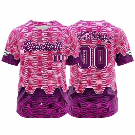 Benutzerdefiniert Rosa Baseball Uniformen Drucken für Jungs Mädchen und Kinder Machen Ihr Team Mehr Vielfältig