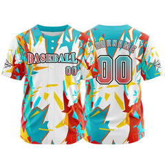 Benutzerdefiniert Hellblau Weiß Baseball Uniformen Drucken für Jungs Mädchen und Kinder Machen Ihr Team Mehr Vielfältig