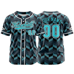 Benutzerdefiniert Blau Baseball Uniformen Drucken für Jungs Mädchen und Kinder Machen Ihr Team Mehr Vielfältig