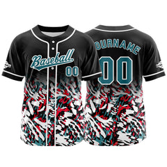 Benutzerdefiniert Schwarz Baseball Uniformen Drucken für Jungs Mädchen und Kinder Machen Ihr Team Mehr Vielfältig