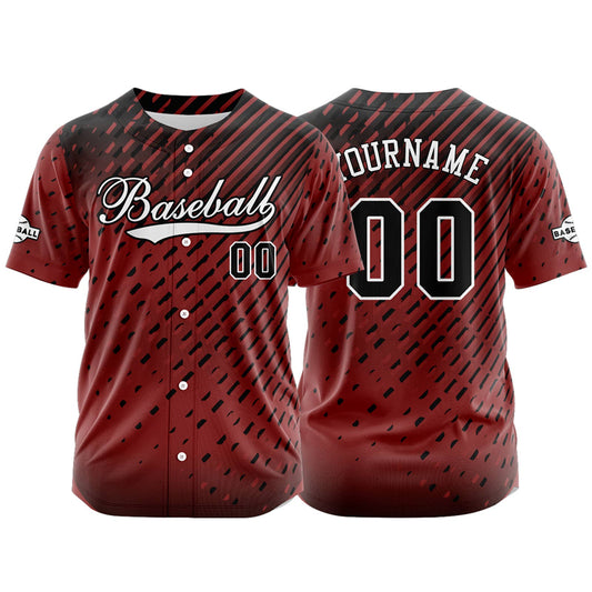 Benutzerdefiniert Rot Baseball Uniformen Drucken für Jungs Mädchen und Kinder Machen Ihr Team Mehr Vielfältig