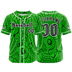 Benutzerdefiniert Grün Baseball Uniformen Drucken für Jungs Mädchen und Kinder Machen Ihr Team Mehr Vielfältig