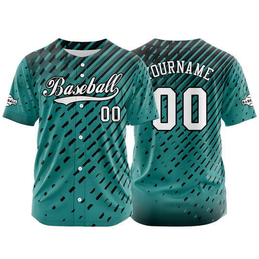 Benutzerdefiniert Teal Baseball Uniformen Drucken für Jungs Mädchen und Kinder Machen Ihr Team Mehr Vielfältig