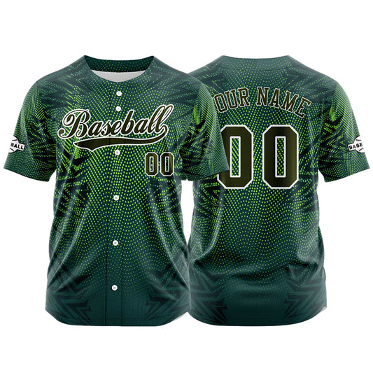 Benutzerdefiniert Grün Baseball Uniformen Drucken für Jungs Mädchen und Kinder Machen Ihr Team Mehr Vielfältig