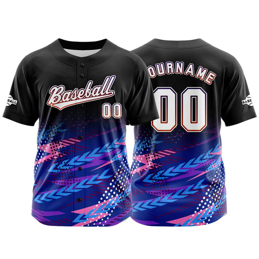 Benutzerdefiniert Schwarz Blau Baseball Uniformen Drucken für Jungs Mädchen und Kinder Machen Ihr Team Mehr Vielfältig