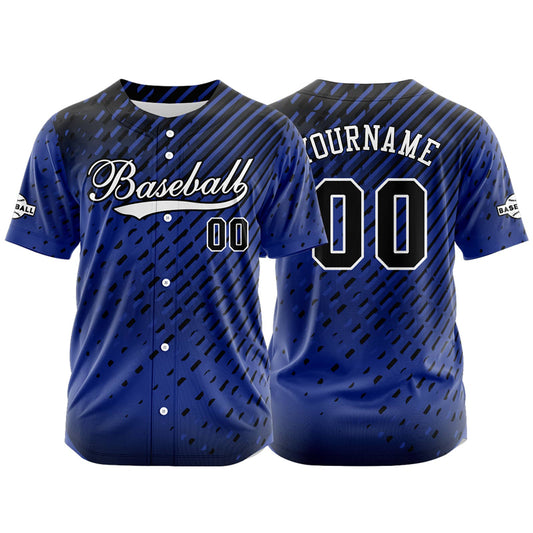 Benutzerdefiniert Blau Baseball Uniformen Drucken für Jungs Mädchen und Kinder Machen Ihr Team Mehr Vielfältig