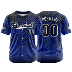 Benutzerdefiniert Blau Baseball Uniformen Drucken für Jungs Mädchen und Kinder Machen Ihr Team Mehr Vielfältig