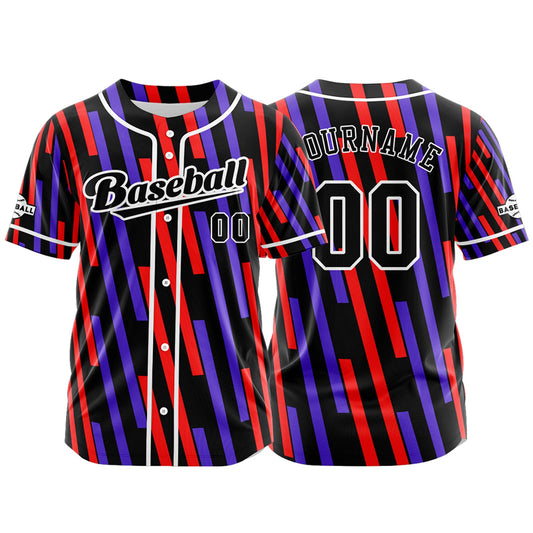 Benutzerdefiniert Schwarz Rot Baseball Uniformen Drucken für Jungs Mädchen und Kinder Machen Ihr Team Mehr Vielfältig
