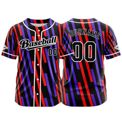 Benutzerdefiniert Schwarz Rot Baseball Uniformen Drucken für Jungs Mädchen und Kinder Machen Ihr Team Mehr Vielfältig