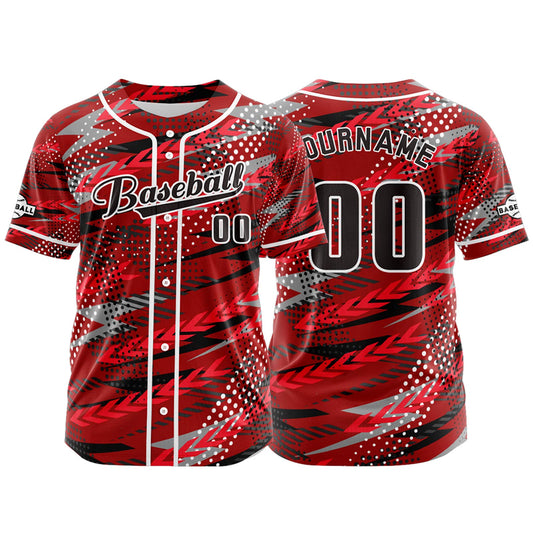 Benutzerdefiniert Rot Baseball Uniformen Drucken für Jungs Mädchen und Kinder Machen Ihr Team Mehr Vielfältig