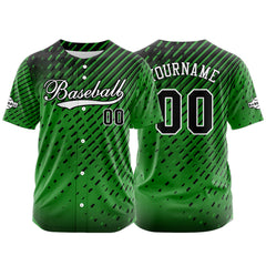 Benutzerdefiniert Grün Baseball Uniformen Drucken für Jungs Mädchen und Kinder Machen Ihr Team Mehr Vielfältig