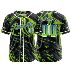 Benutzerdefiniert Grün Baseball Uniformen Drucken für Jungs Mädchen und Kinder Machen Ihr Team Mehr Vielfältig