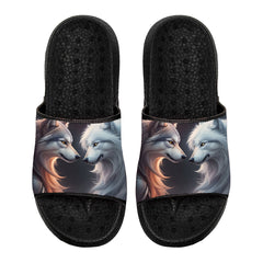 Kundenspezifische Basketball Hausschuhe mit zusätzlichen Mustern, Name Nummer Logo